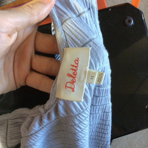 SOLD FILLMORE Anthropologie Deletta Grey - Picture 4 of 9